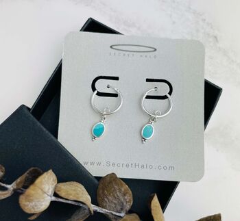 Sterling Silver Dreamy Sleepers Turquoise Gemstone, 2 of 5