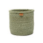 Kitendo: Sage Green Woven Storage Basket, thumbnail 5 of 6