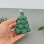 Green Christmas Tree Candle And Christmas Decoration, thumbnail 10 of 11