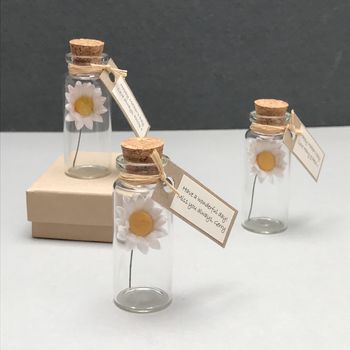 Tiny Personalised Paper Daisy In A Bottle, 9 of 9