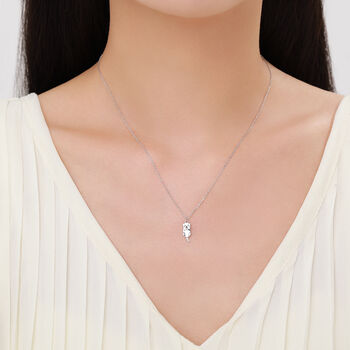 Sterling Silver Otter Pendant Necklace, 4 of 9