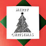 Papercut Tree Christmas Card, thumbnail 1 of 4