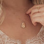 Personalised Fingerprint Gold Plated Heart Necklace, thumbnail 1 of 8