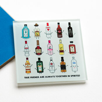 'Together In Spirits' Friendship Coaster, 4 of 4