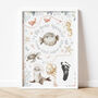 Personalised New Baby Keepsake Print With Inkless Cards Or Digital Download, thumbnail 1 of 5