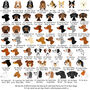Personalised Geometric Dog Breed ID Tag, thumbnail 7 of 11