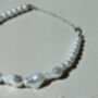 Baroque Pearl Choker Necklace, thumbnail 4 of 7
