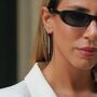 Sterling Silver Dorica Chain Bead Drop Earring, thumbnail 8 of 8
