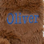 Personalised Embroidery Bwn Highland Hot Water Cover Nb, thumbnail 4 of 7