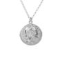 Roman Coin Pendant Necklace Gold Plated Silver, thumbnail 5 of 7