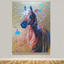 Art Nouveau Horse Painting, Party Horse, thumbnail 1 of 6