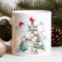 Personalised Family North Pole Three Names Christmas Mug, thumbnail 1 of 2