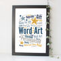 Personalised Word Art Print 'Any Words', thumbnail 11 of 12