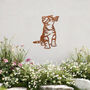 Kitten With Butterfly Wall Art Perfect Gift For Garden And Cat Lovers, thumbnail 1 of 10