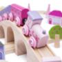 Giant Fairy Town Pink Train Set, thumbnail 3 of 9