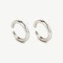 Thick Sterling Silver Ear Cuffs, Pair, thumbnail 1 of 5