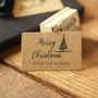 Christmas Gift Wrapping Personalised Rubber Stamp, thumbnail 2 of 3