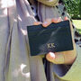 Personalised Black Leather Card Holder, thumbnail 3 of 5