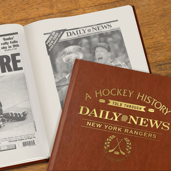 New York Rangers Personalised Gift Newspaper Book, 10 of 11