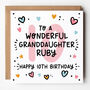 Granddaughter 10th Birthday Card, thumbnail 1 of 4