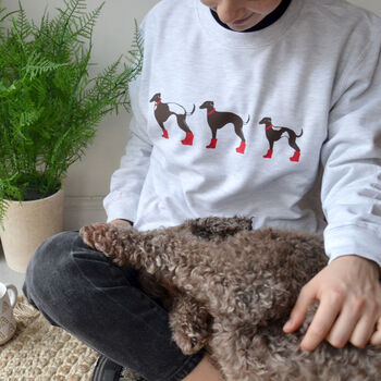 Personalised Whippet Family Jumper, 3 of 5