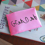 Your Handwriting Personalised Leather Cardholder, thumbnail 5 of 7