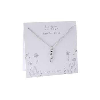 Send With Love Rose Necklace, 3 of 4