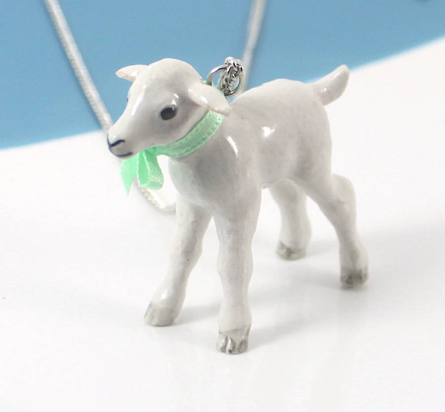 Lamb Necklace By Lucy Loves Neko