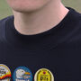 Brighton Football Beer Mats Oversized T Shirt, thumbnail 7 of 10