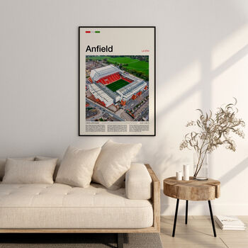 Anfield Stadium Liverpool Football Club Print, 6 of 9