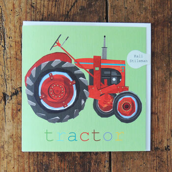 Red Tractor Greetings Card, 5 of 5