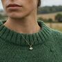 Siren’s Teardrop Green Quartz Necklace Gold Or Silver, thumbnail 3 of 4