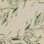Willow Leaf Design Natural Unbleached Paper Napkins, thumbnail 2 of 3