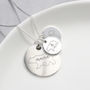 Personalised Mama Bear Disc Necklace, thumbnail 1 of 2