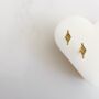 Diamond Dot Studs, thumbnail 1 of 8