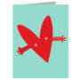 Mini Smiley Heart Card, thumbnail 2 of 4