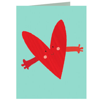 Mini Smiley Heart Card, 2 of 4