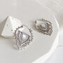 Amee Sterling Silver And Mother Of Pearl Earrings, thumbnail 1 of 8