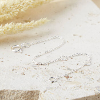 Personalised Name Silver Plated Heart Necklace, 7 of 12