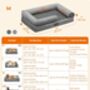 Dog Bed With Sides Removable Washable Cover Dog Sofa, thumbnail 12 of 12