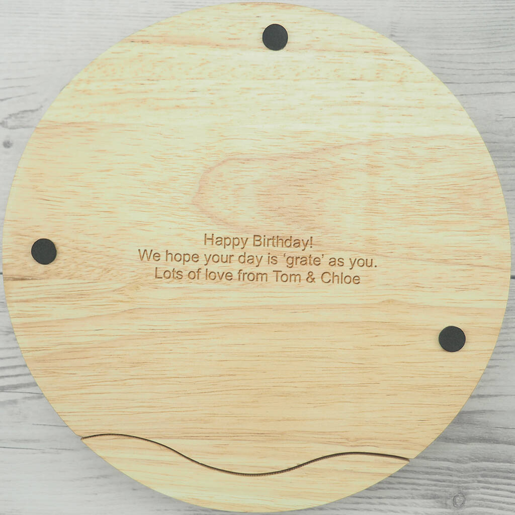 Personalised Cheese Board Set For Him By Dust and Things ...