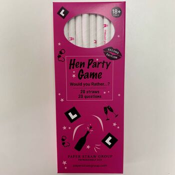 'Would You Rather' Hen Party Straw Game 2nd Edition 18+, 4 of 6
