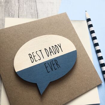 Best Dad/Daddy Ever Magnet Birthday/Father's Day Card, 4 of 6