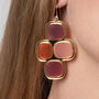 Featherlight Gold Statement Earrings, Paris Design, thumbnail 4 of 10