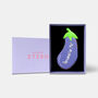 Personalised Eggplant Valentine's Letterbox Iced Cookie, thumbnail 4 of 10