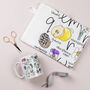 Christmas Tea Towel With Floral Design, thumbnail 7 of 9