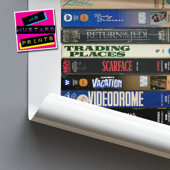 43rd Birthday Gift Films From 1983 Personalised Print, 3 of 8