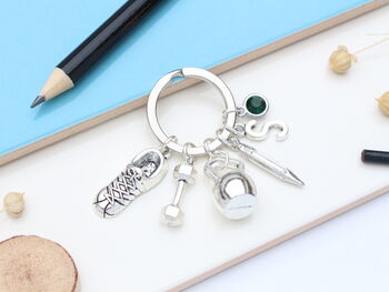 Personalised Personal Trainer Keyring Pt Thank You Gift, 3 of 10