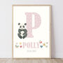 Personalised Initial And Name Childrens Print, thumbnail 9 of 9