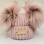 Boys Double Pom Pom Knitted Baby Hat, thumbnail 12 of 12